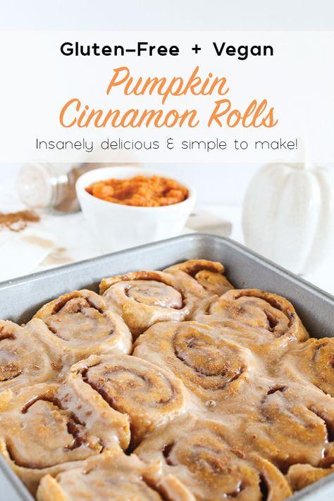 Gluten Free Vegan Pumpkin Cinnamon Rolls, Pumpkin Baking Gluten Free, Grain Free Fall Desserts, Gluten Free Pumpkin Cinnamon Rolls Easy, Gluten Free Dairy Free Fall Baking, Fall Foods Gluten Free, Healthy Gluten Free Fall Recipes, Egg Free Fall Dessert Recipes, Fall Recipes Dessert Gluten Free