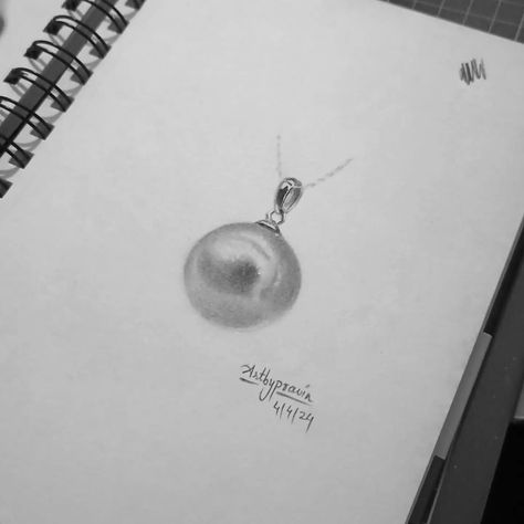 Pearl Drawing🦪 . (April Batch of Live Charcoal Mastery class) . Comment 👇 Interested to join 15 days Masterclass Batch-May . #pencilartwork #pearl #necklace #jwellery #realisticwork #drawings How To Draw Pearls, Pearl Necklace Drawing, Pearl Drawing, Necklace Drawing, Drawings Simple, Zentangle Patterns, Art Styles, Artist On Instagram, Art Drawings Simple