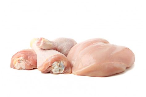 Chicken Fresh, Chicken Fillet, Chicken Meat, Raw Chicken, Fresh Chicken, Fresh Meat, Meat Chickens, White Space, Premium Photo