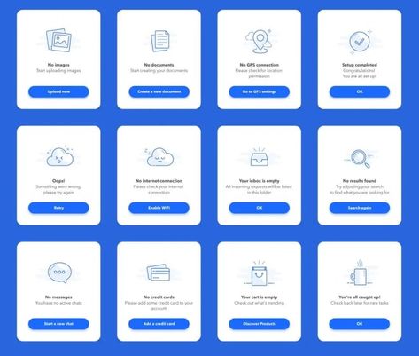 12 Empty States Icons For Figma Update Illustration, Empty State Ui, Free App Icons, Illustration Software, Empty State, Finance Icons, Sketch App, Graphic Design Tools, User Experience Design