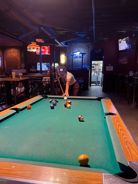 Dive Bars Aesthetic, Playing Pool Aesthetic, Dive Bar Aesthetic, Kat Core, Billiards Aesthetic, Delta Dawn, Tessa Bailey, Bar Aesthetic, Playing Pool