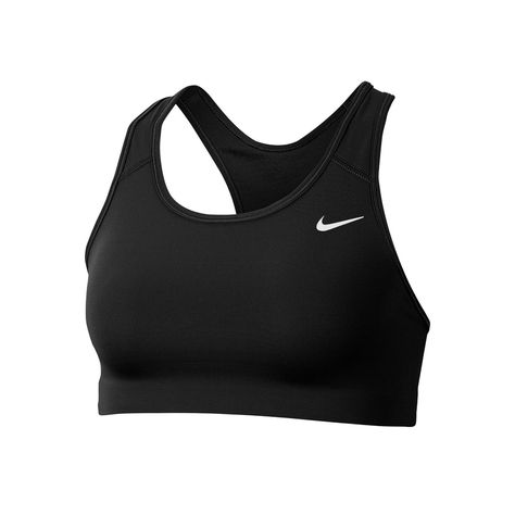 Black Sports Bra Outfit, Sports Bra Outfit, Bra Outfit, Nike Swoosh, Black Sports Bra, Dri Fit, Sports Bra, Black White, Nike