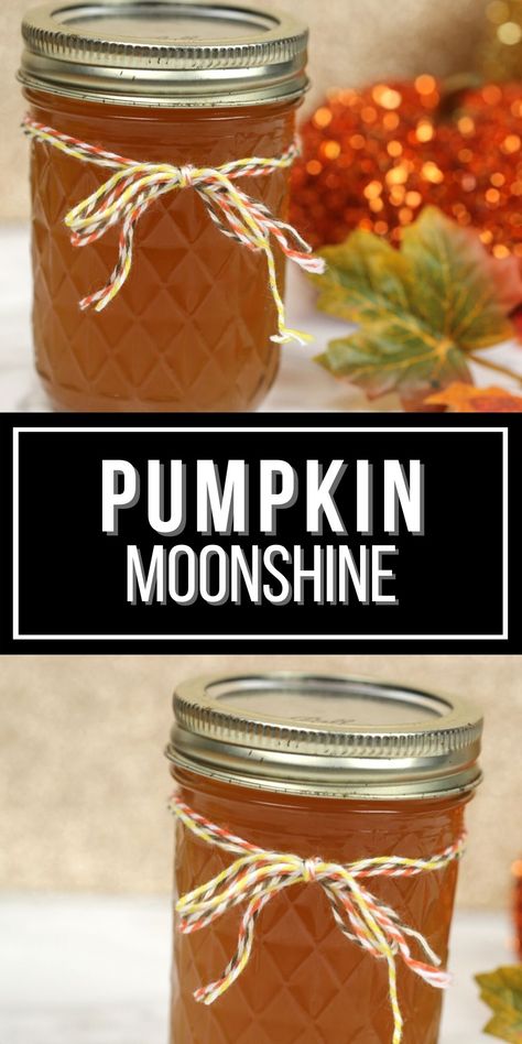 Carmel Moonshine Recipe, Moonshine Flavors Recipes, Christmas Moonshine Recipes, Everclear Moonshine Recipes, Homemade Moonshine Recipes, Christmas Moonshine, Pumpkin Pie Moonshine Recipe, Pumpkin Moonshine, Moonshine Flavors