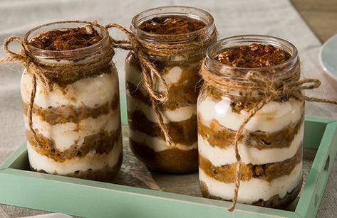 Tiramisu Jar, Easy Tiramisu, Tiramisu Dessert, Tiramisu Recipe, Yummy Dessert, Xmas Food, Jam Jar, Breakfast Recipes Easy, In A Jar