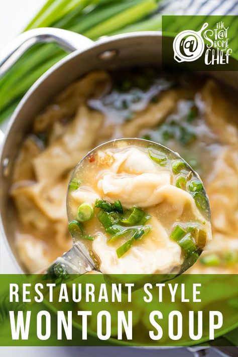 Wor Won Ton Soup Recipe, Wonton Soup Bokchoy, Wor Wonton Soup Recipe Authentic, Crockpot Wonton Soup Slow Cooker, Won Ton Soup Recipe Easy, Home Made Wontons, Mini Wonton Soup, Spicy Wonton Soup Recipe, Won Tons Recipes