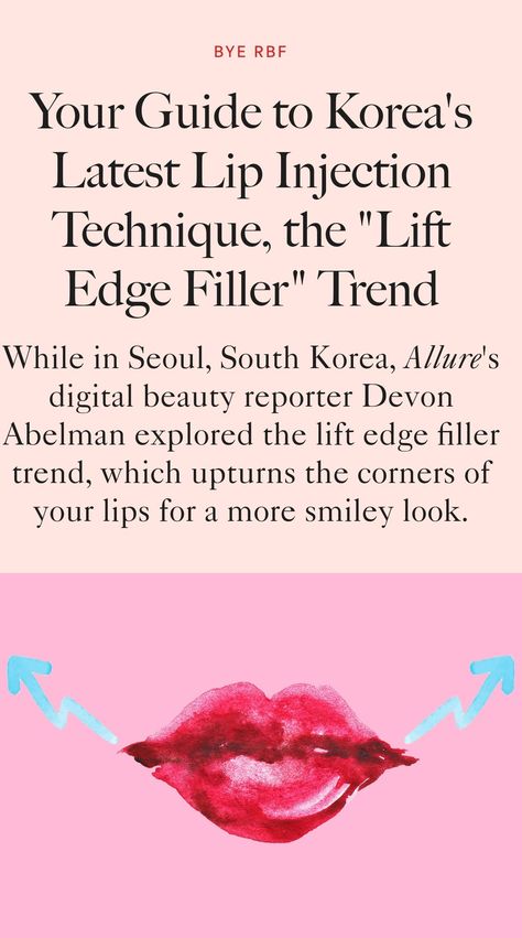 Korea's Latest Lip Injection Technique, the "Lift Edge Filler" Trend Lip Injection Techniques, M Shaped Lips, Hyaluronic Acid Fillers, Facial Fillers, Lip Shapes, Lip Injections, Lip Fillers, Why Do People, Seoul South Korea