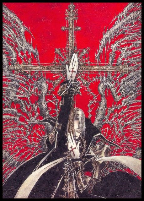 Shibamoto Thores, Gonzo, Trinity Blood, Abel Nightroad Abel Nightroad, Trinity Blood, Psy Art, Blood Art, 판타지 아트, Ethereal Art, Gothic Art, Funky Art, Dark Fantasy Art