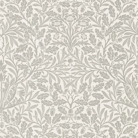 Morris & Co. Pure Acorn Floral Roll Wallpaper | Perigold Acorn Wallpaper, William Morris Wallpaper, Morris Wallpapers, Sandberg Wallpaper, Art And Craft Videos, Wallpaper Border, Wallpaper Calculator, Wallpaper Online, Arts And Crafts Movement