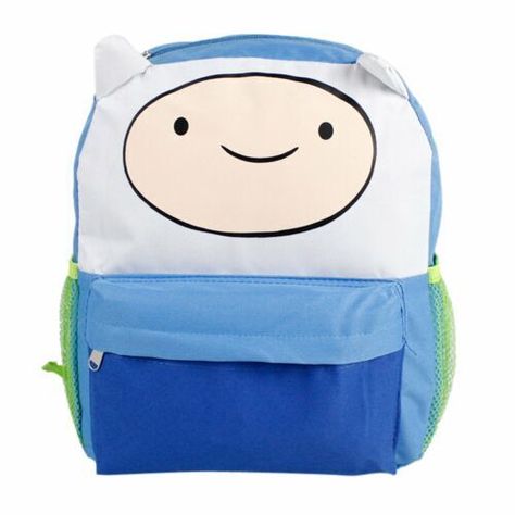 Ruz Aventure Time Finn Small Face  12" inches Backpack New Tags Licensed Product One main zipperd compartment, One front zippered pocket One side vecro-closure pocket and one side meshed pocket. Adjustable padded shoulder straps Measures around : 12"H x 10"W x 4"D ****10.25 % SALE TAXES WILL ADDED TO ALL CALIFORNIA RESIDENT******   A 20% restocking fee and shipping handing will be assessed on all returned merchandise when opting for return to original payment. The stocking fee will be waived if Backpack Printable, Adventure Time Backpack, Backpack Adventure, Character Backpack, Toddler Book, Backpack Outfit, Adventure Backpack, Small Face, Adventure Time Finn