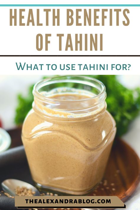 Find out what are the health benefits of tahini and why it takes the first place in my healthy foods list! Healthy food ideas! #healthyfoodideas #healthyfoodstoloseweight #healthyfoodslist #superfoodslist #immuneboostingfoods #howtoboostyourimmunesystem Tahini Ideas Healthy, Tahini Health Benefits, What To Use Tahini For, Ways To Use Tahini, How To Use Tahini, Tahini Recipe Ideas Healthy, Tahini Uses Ideas, Tahini Benefits, What To Do With Tahini