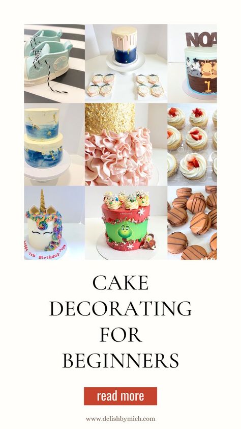 A Step-by-Step Guide to Decorating Like a Pro! #cakedecoratingtechniques #cakedecorating #cakedesigns #cakedecoratingideas #cakedecoratingtips Decorate Cakes For Beginners, Beginner Cake Decorating, Cakes For Beginners, How To Decorate Cakes, Decorating For Beginners, Hand Modeling, Novelty Birthday Cakes, Cake Decorating For Beginners, Gateaux Cake