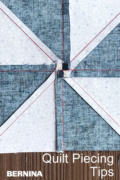 Quilt Pinwheels Tutorial, How To Nest Seams In Quilting, Quilt Piecing Tips, Spinning Seams In Quilting, How To Piece Together A Quilt, Quilting Hints And Tips, Pressing Quilt Seams Tips, Nesting Seams In Quilting, Quilting The Quilt