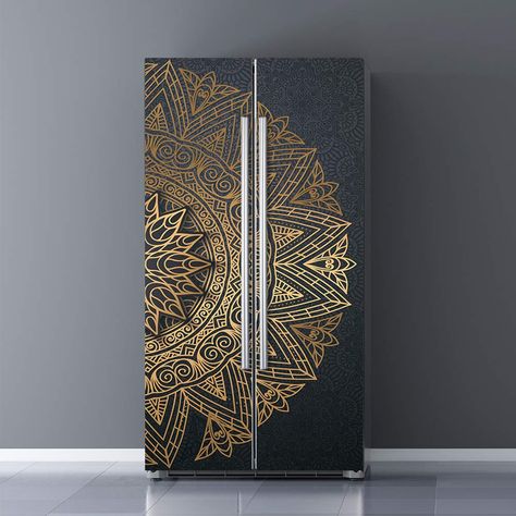 Rustic Wood Doors, Refrigerator Wraps, Door Mural, Single Door Design, Door Wraps, Vinyl Doors, Entrance Door Design, Door Murals, Door Design Modern