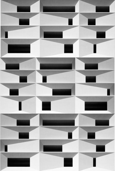 ,tim griffith for wrns studio (this is my work's work :) Facade Pattern, Building Skin, Architectural Pattern, Apartment Architecture, Plakat Design, Black And White Photograph, Building Facade, Facade Architecture, Facade Design