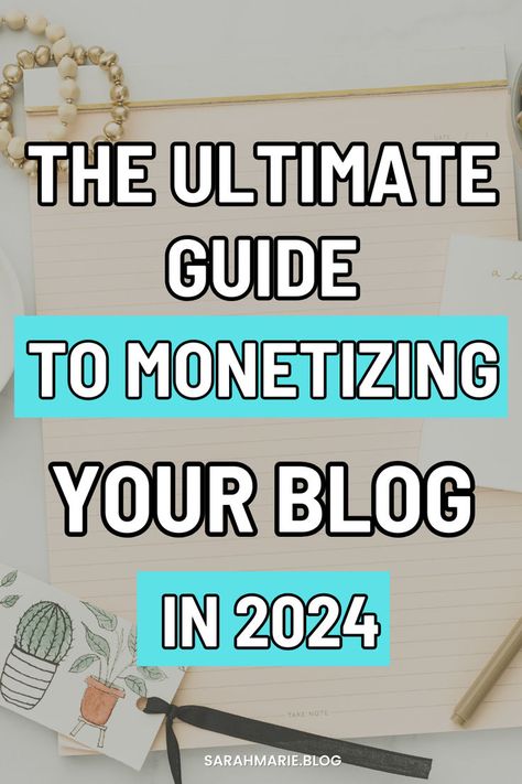 Struggling to make money with your blog? This Ultimate guide to monetizing your blog is exactly what you need! Take advice from a full time blogger making $2,000 a month blogging. you'll find the best strategies for monetizing your blog. Get ready to transform your blogging journey and start making money blogging in 2024! Blogging In 2024, How To Make Money Blogging, Making Money Blogging, Sarah Marie, Earn Money Blogging, Sales Promotion, Blogging Inspiration, Blog Titles, Blog Income