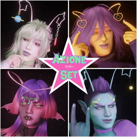 Azione Set | Patreon Evangelion Sims 4 Cc, Sims 4 Cc Elf Ears, Sims 4 Scars Cc, Sims 4 Alien Cc, Ts4mm Cc, Cc Shopping, Sims 4 Cheats, Sims 4 Traits, Sims 4 Cas Mods