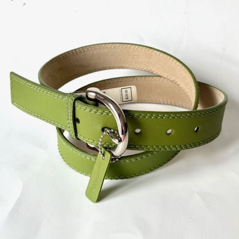 Charter Club Forest Green Leather Belt-Nwt Beautiful Color And Soft Leather. Nice Color Add To Jeans Or Dress Size Large Approx Measure Flat 33" To Last Hole 38" To Furthest Hole Leather Colorful Belt, Club Accessories, Charter Club, Green Leather, Large Size Dresses, Casual Outfit, Forest Green, Leather Belt, Soft Leather