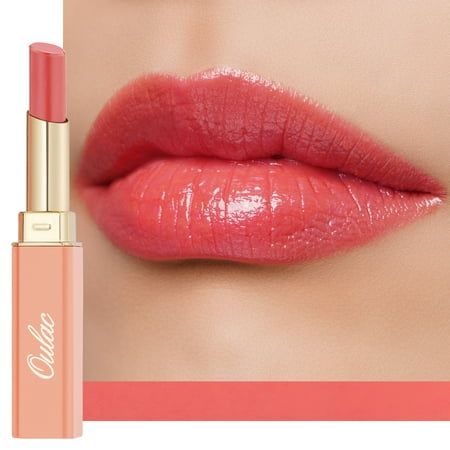 Enriched with 90% moisture emollients and Rose Damascena Flower extract, this glossy tinted lipstick creates an effortless sweep of color and a luminous shine finish which nourishes the lips like a lip balm. Vegan friendly! Finish: Juicy Look, Glossy Finish Texture: Skin like Feeling, Lightweight Coverage: Sheer-Medium Coverage 10 Up Trend Color Luxury Damask Rose Oil Size: 2.2g/0.07oz.  Color: G04 Deep Kiss. Best Coral Lipstick, Tinted Lipstick, Rose Damascena, Texture Skin, Makeup Case Organization, Coral Lipstick, Shine Lipstick, Oil Color, Damask Rose