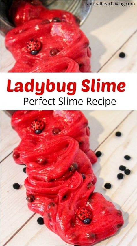 Ant Craft For Preschool, Grouchy Ladybug Craft Preschool, Ladybug Theme Preschool, Ladybug Kindergarten, Bug Crafts Preschool, Ladybug Science, Preschool Ladybug, Grouchy Ladybug Activities, Clear Slime Recipe