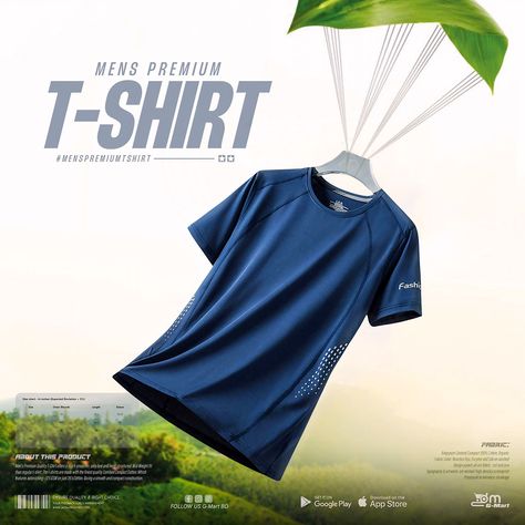 T Shirt Ads Design, Tshirt Social Media Post Design, Fation Design, Social Media Clothes, Badminton Pictures, Shirt Photography, T-shirt Photography, Real Estate Marketing Design, Ads Creative Advertising Ideas