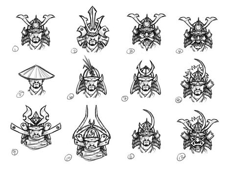 Japanese Samurai Helmet Drawing, Samurai Helmet Drawing, Samurai Mask Drawing, Samurai Helmet Tattoo, Japanese Samurai Helmet, Samurai Mask Tattoo, Helmet Drawing, Helmet Tattoo, Samurai Mask