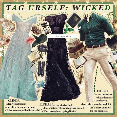 🔮💫 hello!! fun fact i saw wicked when i was in london for the first time with my Best Pal and it was so great i want to see it again tbh!… 2000s Lookbook, Wicked Aesthetic, Elphaba Costume, Fairytale Lover, Wicked Costumes, Mad Hatter Costume, Wicked Musical, Harry Styles Funny, Fairycore Grunge