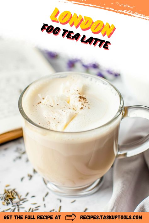 Indulge in the comforting flavors of a London Fog Tea Latte, a delightful blend of Earl Grey tea, steamed milk, and a hint of vanilla. This cozy drink is perfect for chilly mornings or relaxing afternoons. Discover the steps to create this café classic at home, elevating your tea experience with a touch of elegance. Whether you enjoy it warm or iced, this recipe will transport you to the charming streets of London with each sip. Perfect for tea lovers and those seeking a soothing beverage. Save Iced London Fog, London Fog Recipe, Gf Deserts, London Fog Latte, London Fog Tea Latte, London Fog Tea, Tea With Milk, Bergamot Tea, Steamed Milk