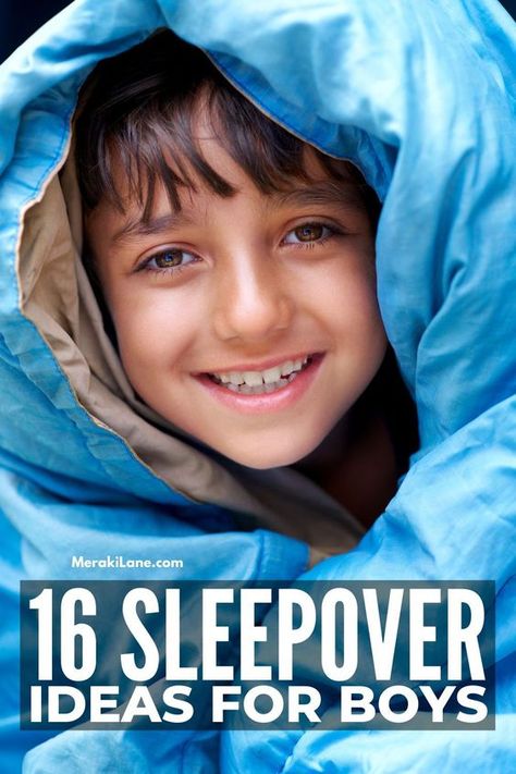 Kid Sleepover Ideas, Sleepover Activities For Kids, Sleepover Ideas For Boys, Easy Sleepover Ideas, Boys Sleepover Party Ideas, Fun Sleepover Ideas For Kids, Sleepover Ideas For Kids, Boys Sleepover, Boy Sleepover