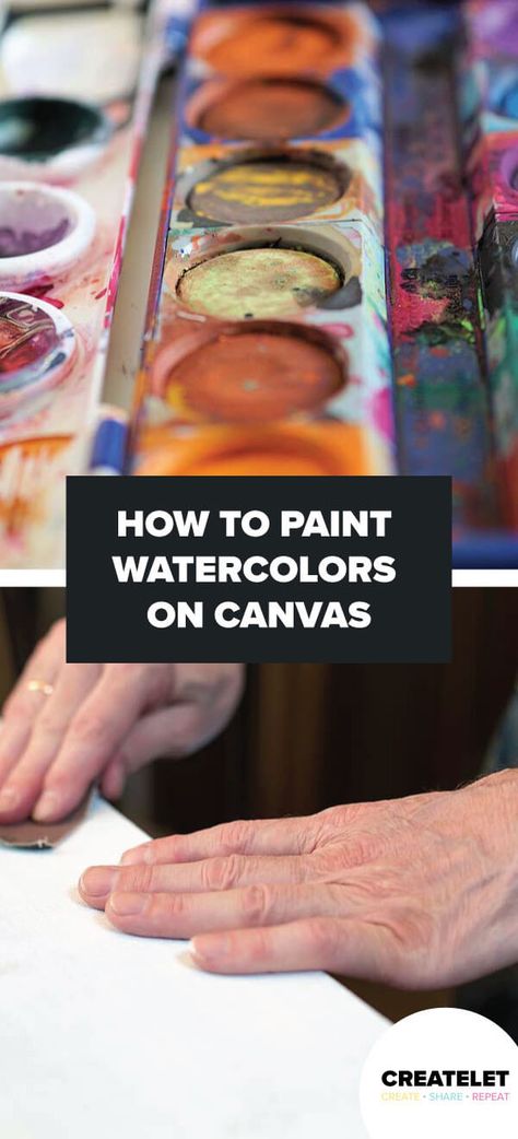 Watercolor In Canvas, Watercolour On Canvas How To, Watercolors On Canvas, How To Paint Watercolor On Canvas, Watercolor Canvas Art, Using Acrylics Like Watercolor, Water Colour On Canvas, How To Watercolor On Canvas, Watercolor On Canvas Ideas