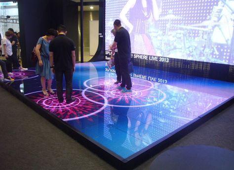 Interactive video game floor Interactive Screen, Interactive Projection, Asma Kat, Event Technology, مركز ثقافي, Museum Exhibition Design, Interactive Exhibition, Interactive Walls, Interactive Media