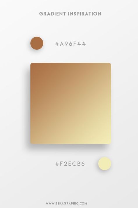 Beautiful Gradient Color Palettes - Brown & Gold Flat Color Palette, Gradient Color Design, Logo Youtube, Color Gradients, Logo Instagram, Color Design Inspiration, Gold Color Palettes, Graphic Projects, Gradient Design