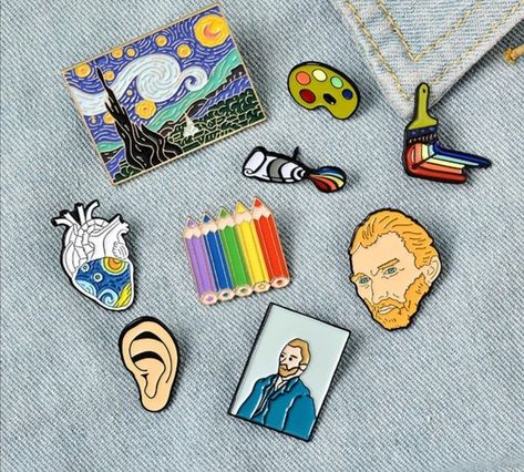 Hey, I found this really awesome Etsy listing at https://www.etsy.com/listing/927035628/vincent-van-gogh-pins-enamel-pin Van Gogh Jewelry, Pins Enamel, Vincent Van, Metal Pins, Vincent Van Gogh, Enamel Pin, Van Gogh, Zinc Alloy, Brooch Pin