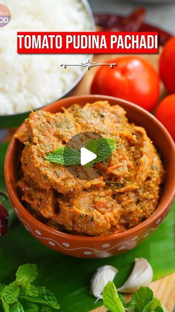 Tomato Chutney For Dosa, Pudina Chutney Recipe, Tomato Pachadi, Rice Dosa, Pudina Chutney, Pachadi Recipe, Ghee Rice, Tomato Chutney Recipe, Tomato Breakfast