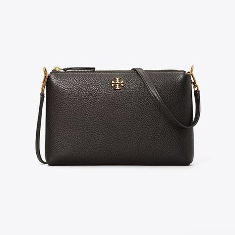 Tory Burch Mercer Pebbled Zip Crossbody Moroccan Architecture, Best Crossbody Bags, Tory Burch Crossbody, Tory Burch Kira, Crossbody Handbags, Handbag Heaven, Black Leather Purse, Durga Goddess, Crossbody Clutch