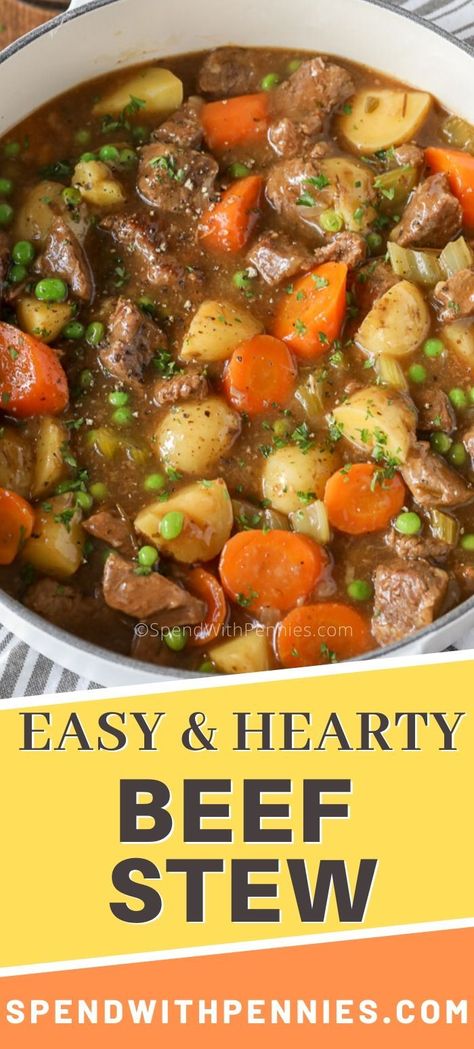 Beef Stew With Gravy Recipe, Beef Stew With Cream Of Celery Soup, Crockpot Beef Stew With Lipton Onion Soup, Campbell Beef Stew, Beef Stew With Gravy Packet, Beef Stew Onion Soup Mix Easy Recipes, Thick Beef Stew Stove Top, Lipton Onion Soup Beef Stew Crockpot, Beef Stew With Campbells Soup