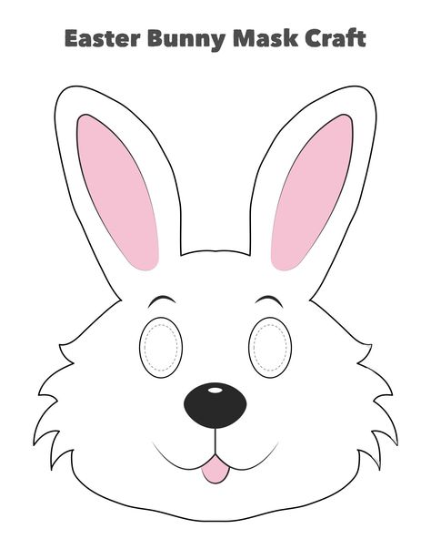 Printable Easter Bunny Crafts Bunny Face Template Printable, Bunny Face Template, Printable Thanksgiving Crafts, Easter Bunny Hat, Baby Headband Tutorial, Easter Scavenger Hunt, Paper Bunny, Easter 2024, Hat Template