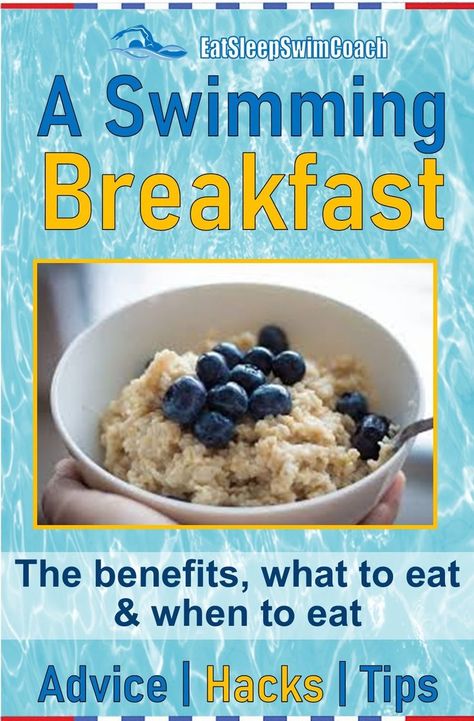 In this article, we’ll provide advice, hacks and tips on the importance and the benefits of a swimming breakfast. #swimmingbreakfast #swimmersbreakfast Pre Swim Meet Meals, Swimmer Breakfast, Breakfast For Swimmers, Swimmer Snacks, Swimmer Nutrition, Swimming Nutrition, Swimmers Diet, Swimming Ideas, How To Swim Faster