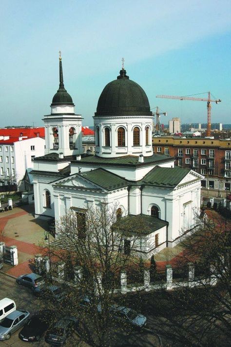 Orthodox Cathedral of St.Nicholas - cerkiew. Bialystok, Poland Bialystok Poland, Orthodox Cathedral, St Nicholas, Taj Mahal, Poland, Building, Travel