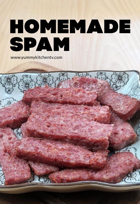 Tater Box Makeover, Homemade Spam Recipes, Homemade Cold Cuts, How To Make Lunch Meat, Meat Press Recipes, Homemade Lunchmeat, Homemade Luncheon Meat Recipe, Home Made Smoker, Homemade Spam Recipe