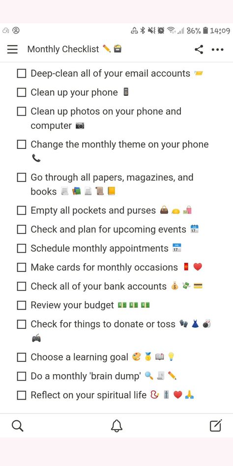 A Complete Monthly Checklist that will help you get your life together Monthly Habits Ideas, Planning Your Month, Micro Habits List, Monthly Things To Do, Monthly To Do, How To Get Organized, Weekly To Do List Ideas, Lists To Make To Organize Your Life, Get My Life Together Checklist