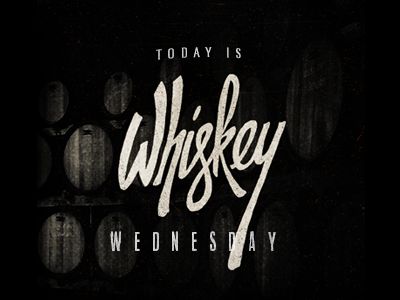 Whiskey by Jeremy Teff Liquor Quotes, Whiskey Wednesday, Wednesday Quotes, Hand Drawn Type, Type Inspiration, Typography Love, Hand Type, Water Water, Script Lettering