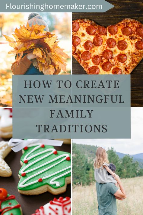 If you're looking to start some new family traditions, or jazz up some existing ones, then check this out! #familytraditions #traditions #funwithkids Things To Do As A Family At Home, New Family Christmas Traditions, Creating Family Traditions, Fun Family Traditions, Unique Family Traditions, Monthly Family Traditions, Fun Traditions To Start With Kids, Holiday Traditions To Start With Baby, Halloween Family Traditions