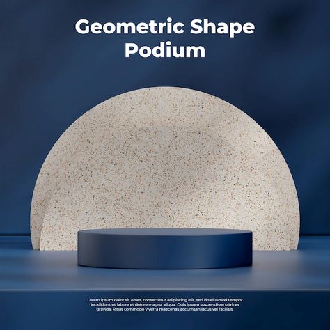 Mockup template 3d render of dark blue p... | Premium Psd #Freepik #psd #stone-podium #3d-scene #3d-platform #3d-stand 3d Platform, Terrazzo Texture, Blue Texture Background, Circle Backdrop, 3d Scene, Sky Landscape, Blue Backdrops, Psd Mockup Template, 3d Render