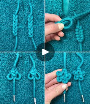 Smart Ways to Tie Hoodie Strings in Easy Steps | How to Tie Hoodie Strings Knot for Beginners :) | By Simple Crafts | Everyone, welcome to our
Facebook page. We are going to twist this hoodie and remove
the other end of the lace through the hole and you will
get this beautiful leaf pattern. Now, put it through
the hole, tie a knot, pull it tightly and look it's done.
Going to make two loops. Now, remove the end of the lace
through the hole and twist it again. Now, we are going to
repeat the same process. Here, we are going to make five such
holes like this and put the end of the lace through the hole.
Over and over again pull it tightly. Here we are going to
take this beautiful flower pattern. Finally we are going
to pull all of them together. Tie a final knot at the top of
the flower and Ways To Tie Sweatshirt Laces, Knots For Hoodie Strings, Ways To Tie Drawstrings, Different Ways To Tie Hoodie Strings, How To Braid Your Hoodie Strings, Sweater String Knots, Tie Hoodie Strings Tutorial, Cute Ways To Tie Hoodie Strings, How To Tie Hoodie Strings Step By Step