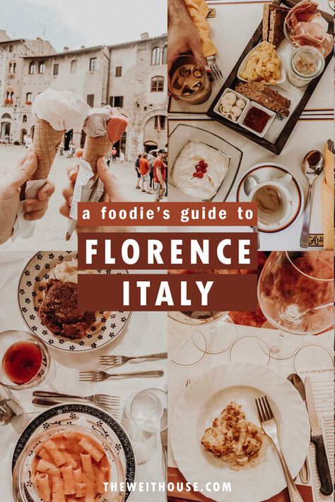 Take it from the experts - for the best food in Florence, check out this foodie's top recommendations for pizza, pasta and gelato. #florencefood #florenceitalyfood #italytravel #florenceitalytravel #florencetravelguide Best Food In Florence Italy, Dinner In Florence Italy, Best Gelato In Florence, Florence Food Guide, Florence Italy Itinerary, Gelato Florence, Restaurants In Florence Italy, Honeymoon Italy, Florence Italy Food