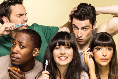 New Girl Cast: What have they been up to since filming ended? New Girl Poster, New Girl Series, New Girl Show, New Girl Cast, Hannah Simone, New Girl Tv Show, Netflix Recommendations, Nick And Jess, New Girl Quotes