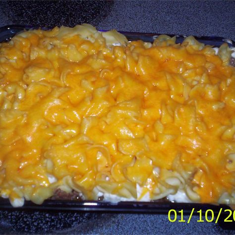 Husband's Delight Casserole, Husband Delight Casserole, Husband’s Delight Casserole, French Onion Beef Noodle Bake, Poor Man’s Husband Casserole Recipe, Husbands Delight Casserole, Husbands Delight, Cheesy Cream Cheese Hamburger Pasta Casserole, Meat Casseroles