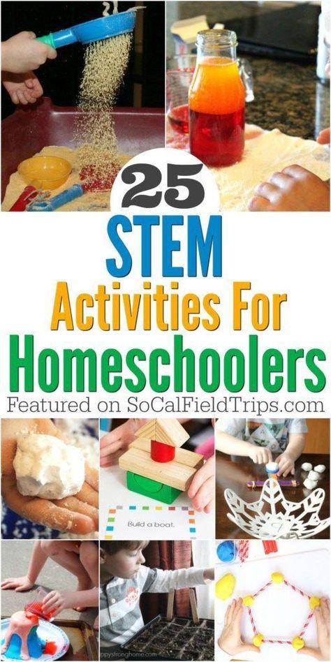 Are you a homeschool parent? Check out these 25 science projects for homeschoolers that are easy for homeschoolers to do at home and with limited supplies. Activities For Homeschoolers, Simple Stem Activities, Homeschool Stem, Stem Activities For Kids, Easy Stem, Timmy Time, Parent Advice, Kids Workshop, Homeschool Projects