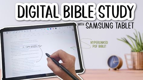 Marking up a journalling Bible on Samsung tablet! Study On Ipad, Digital Bible Study, In My Bible, Bible Pdf, My Bible, Love Writing, Samsung Tablet, Bible Encouragement, Android Tablets