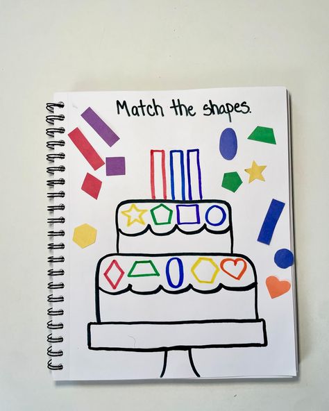 Active Learning Journal, Fall Toddler Journal Activities, Nanny Activities For Toddlers, Toddler Name Recognition Activities, Birthday Activities Preschool, Learning Journal Kindergarten, Toddler Learning Journal 4 Year, Activity Journal For Toddler, Diy Toddler Learning Activities